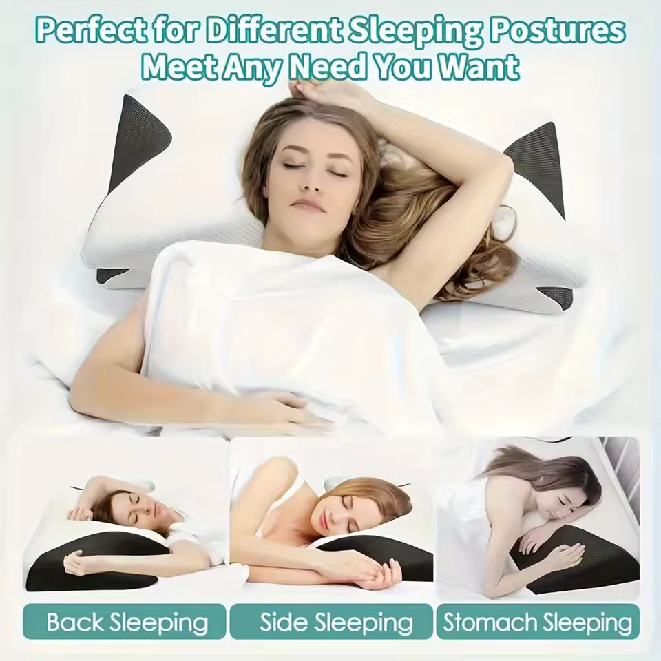 Ergonomic Contour Butterfly Pillow