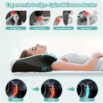 Ergonomic Contour Butterfly Pillow